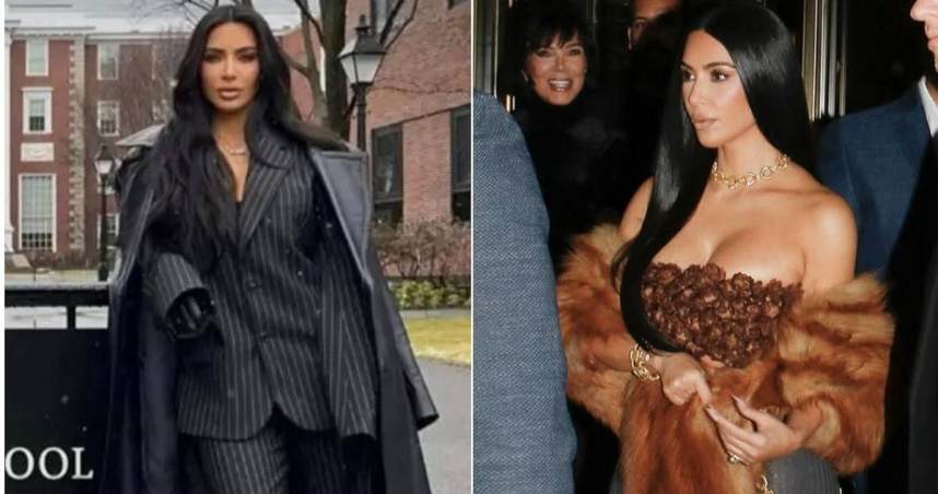 美國44歲名媛金卡戴珊最近從法學院畢業，未來將迎戰律師資格考試。（圖／翻攝自Instagram／kimkardashian）