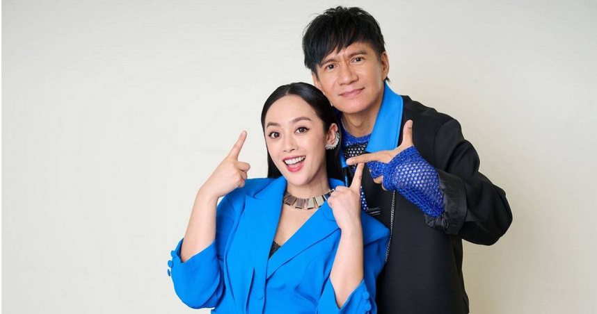 金曲歌王王宏恩與金曲歌后舞思愛聯手主持全新音樂綜藝節目《Radiw不打烊》。（圖／原住民族電視台提供）