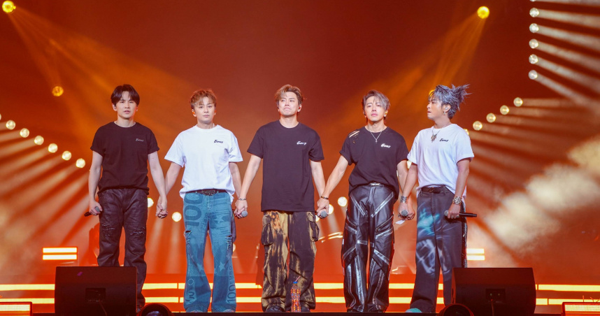 Energy結束小巨蛋演唱會，正式進入休團期。（圖／相信音樂提供）