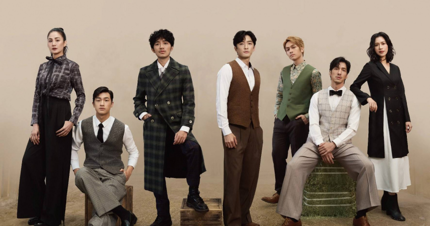 「幸星娛樂」藝人齊聚拍年曆。（圖／幸星娛樂）