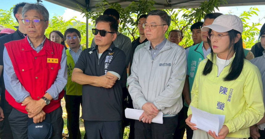 立委陳瑩、莊瑞雄要求農業部緊盯產地價格，隨時啟動調節機制，保障農民收益。（圖／陳瑩辦公室提供）