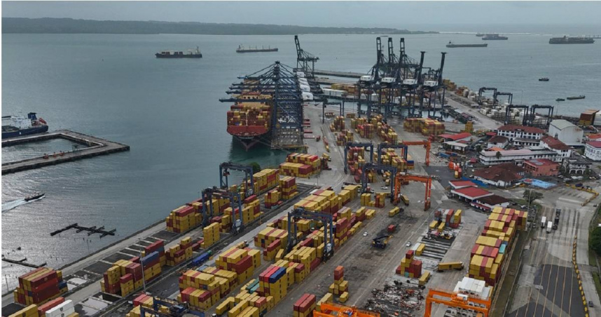 巴拿馬上個月取消了香港企業「長江和記實業有限公司」對巴拿馬運河（Panama Canal）相關港口的控制權。（圖／達志／美聯社）