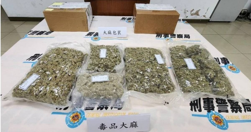 國際郵包藏毒！3公斤大麻闖關來台　3嫌遭起訴