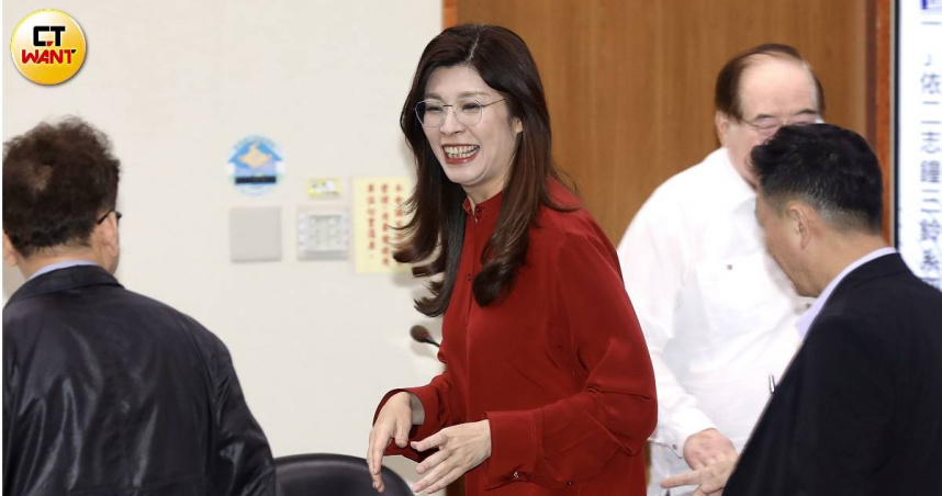 鄭麗文表示，支持正規軍購，拒絕黑箱商購與空白授權。（圖／方萬民攝）