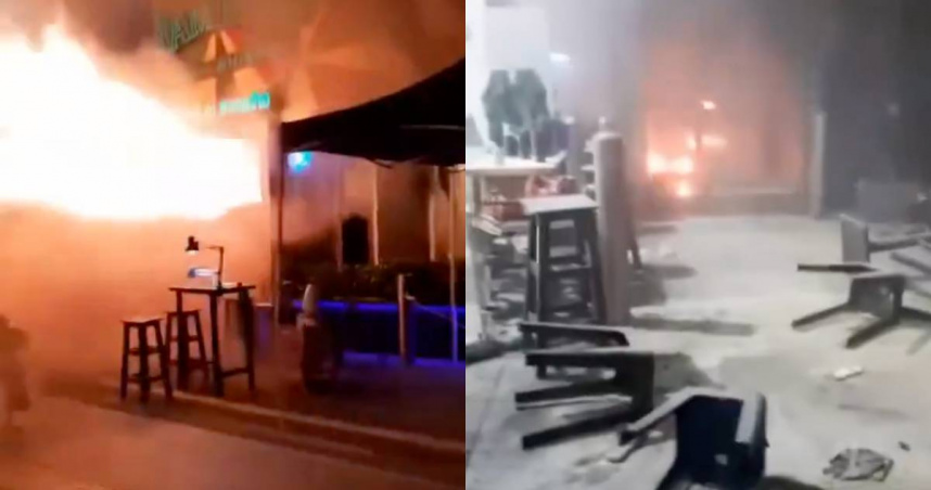 泰國曼谷一間酒吧發生火警，造成至少27人死亡。（圖／翻攝X／@js100radio）