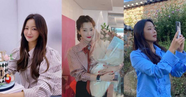 金喜善根本是襯衫女王!怎麼穿才叫做優雅又有氣質?跟她學準沒錯