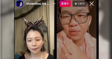 徐若瑄直播林心如、梁靜茹助陣 素顏入鏡引熱議