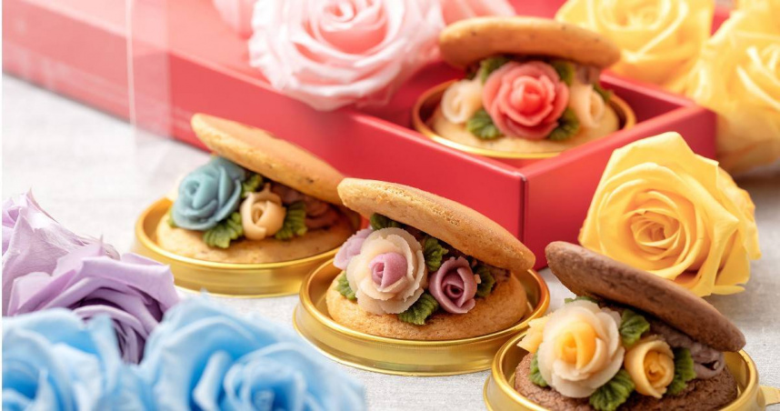 限量70組的「Porte Bonheur博多銅鑼燒餡華」，4入原價2,390元、特價1,920元。（圖／日商夢多貿易股份有限公司提供）