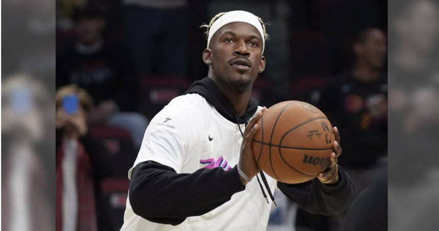 吉米巴特勒一度認為熱火總裁萊里精神錯亂。(美聯社資料照)