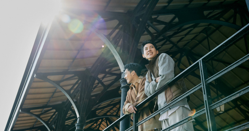 黃偉晉與彭千祐受邀為香港旅遊發展局拍攝旅遊宣傳片。（圖／源活國際娛樂提供）