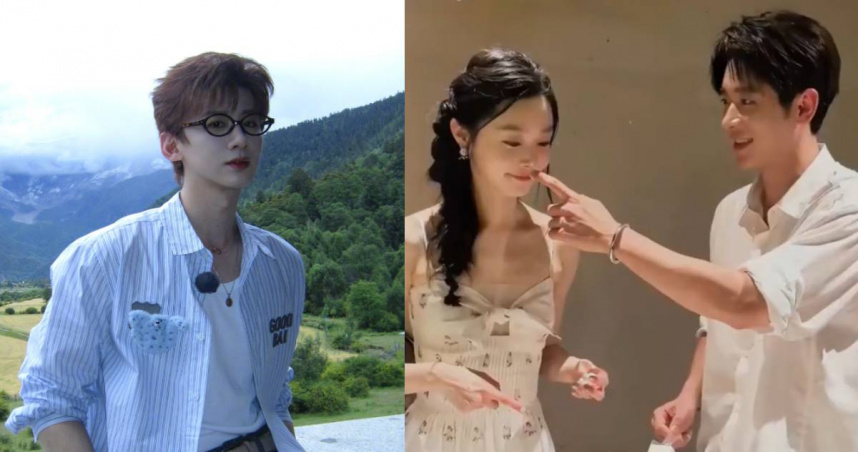 狗仔爆白敬亭（左）的緋聞女友與男星「為流量炒CP」。（圖／微博）