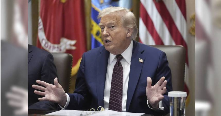 美國總統川普。（圖／達志／美聯社）