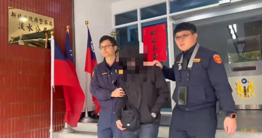 顏姓男子1日清晨撞死毛姓清潔隊員後逃逸，稍早被警方逮捕到案。（圖／翻攝畫面）