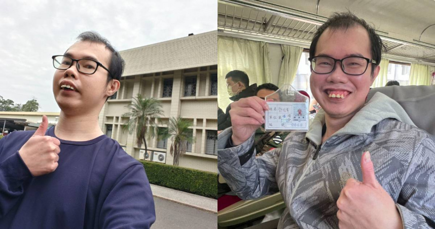 鄧佳華出獄後考街頭藝人證照。（圖／翻攝臉書／鄧佳華）