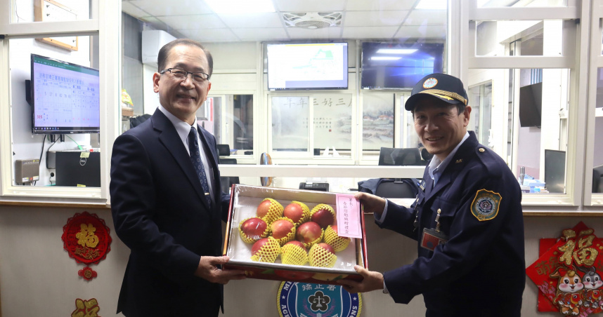 林憲銘勉勵同仁。（圖／翻攝畫面）