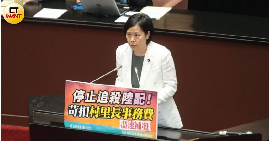 民眾黨立委李貞秀（圖）強調自己在立法院大院有合法質詢權利，也準備不少有感民生議題要請教閣員。（圖／周志龍攝）