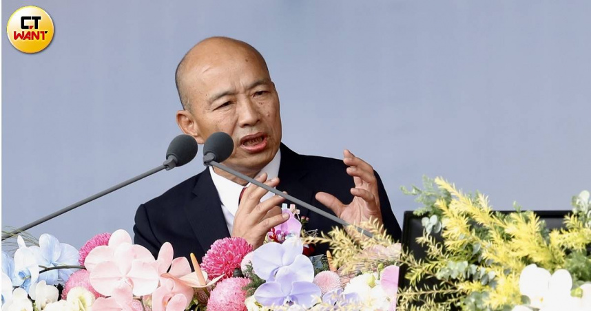 立法院長韓國瑜脫稿演講引發熱議。（圖／方萬民攝）