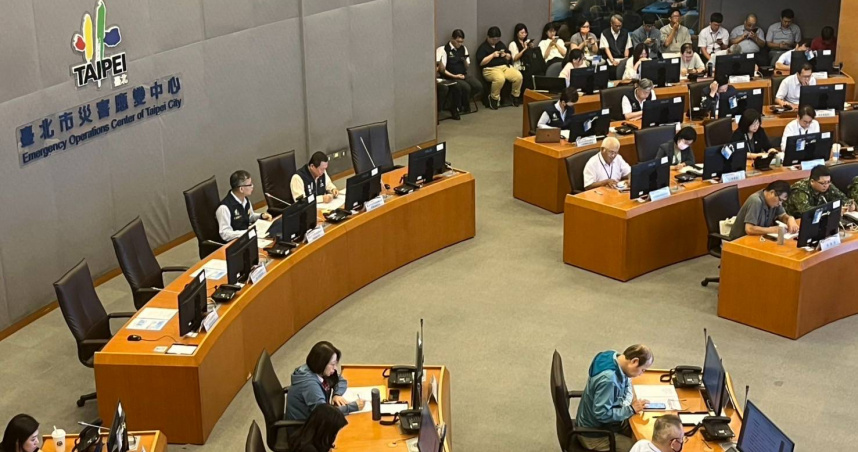 北市召開災防長聯繫會議　提前整備嚴防薔琵颱風侵襲