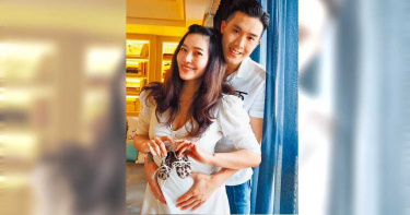廖曉喬傳喜訊 拎女娃鞋宣告當媽