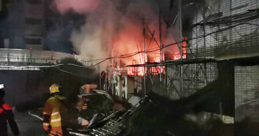 快訊/北市恕德幼稚園驚傳火警 施工處竄熊熊火光夾爆炸聲響