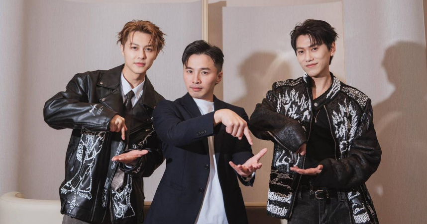 緯豆集團創辦人暨董事總經理阿緯（中）舉辦集團春酒。（圖／緯豆集團提供）