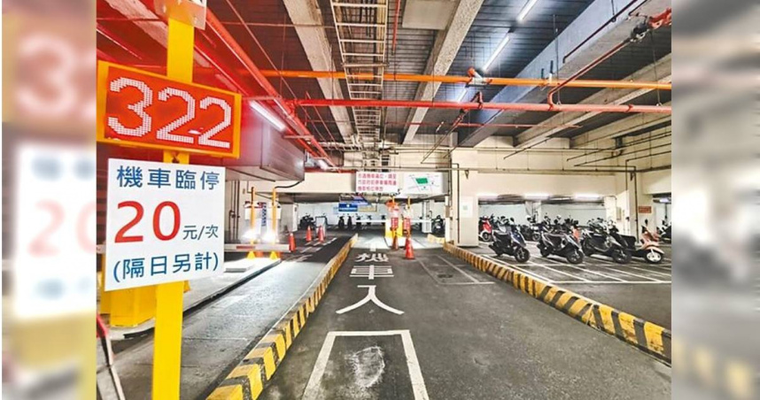 陳賢蔚日前接到民眾陳情，下雨天騎機車要進入大巨蛋機車停車場之際，前方騎士因地面濕滑不慎滑倒摔車，後面機車也遭受牽連跟著摔車。（圖／報系資料照）