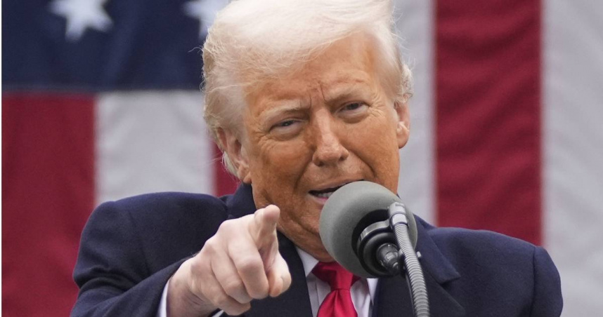 美國總統川普。（圖／達志／美聯社）