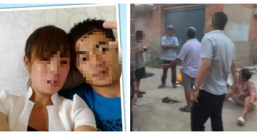 34歲的李秋（化名）離婚三年後與新伴侶訂婚，卻在家中遭前夫持刀連捅20餘下身亡。（圖／翻攝自微博，極目新聞）