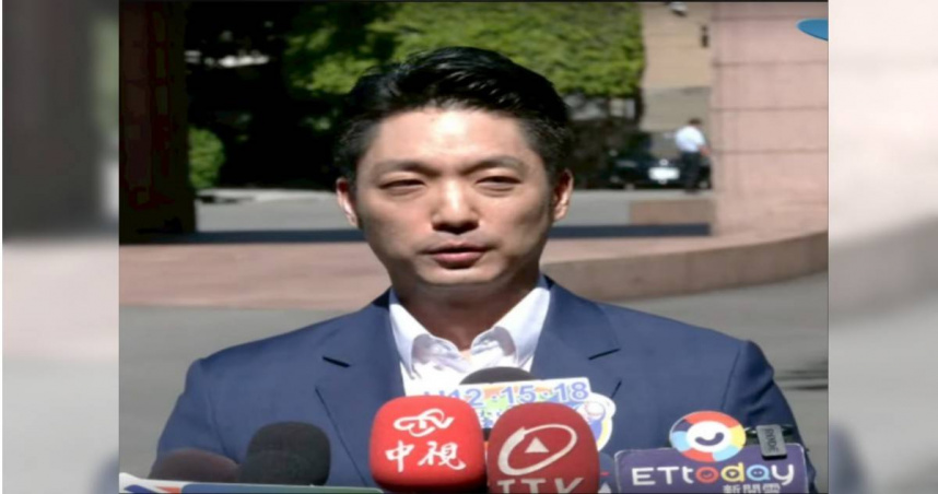 蔣萬安表示，自己不能接受行政院這種透過擴張解釋，很可能不公平分配的作法。（圖／截自中天電視直播）