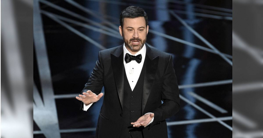 美國脫口秀節目《吉米夜現場》的主持人吉米金莫（Jimmy Kimmel）。（圖／達志／美聯社）
