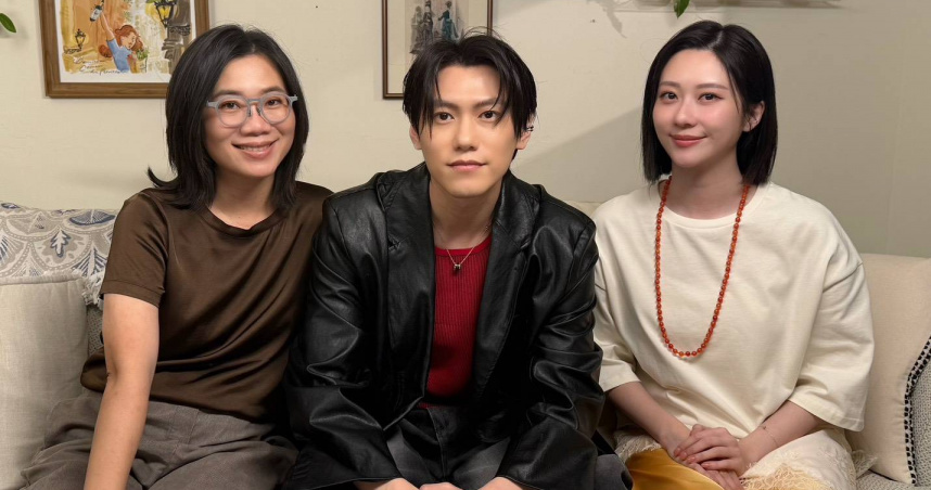 邱宇辰與張景嵐是認識十多年的朋友。（圖／menomeno X 人類圖畫館）