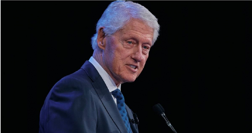 前美國總統比爾柯林頓（Bill Clinton）。（圖／達志／美聯社）