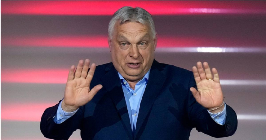 匈牙利極右翼總理奧班（Viktor Orban）。（圖／達志／美聯社）