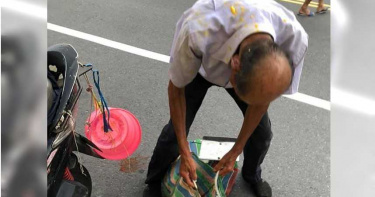 台南老爺爺送芒果竟遭「抓起狂砸」慘不忍睹 網怒:人渣下地獄!