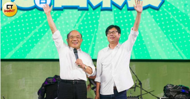 高雄大雨澆不熄支持者熱情 天王天后天團助陣陳其邁