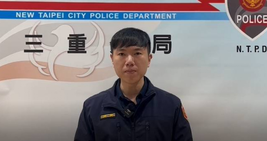 佛牌店收錢不交貨遭告侵占，三重所所長汪佐凌對外說明情況。（圖／翻攝畫面）