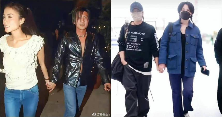 香港男星謝霆鋒與天后王菲世紀復合後，感情穩定，近期有一對大咖明星被爆料如「鋒菲戀式」復合。（圖／翻攝自搜狐娛樂微博）