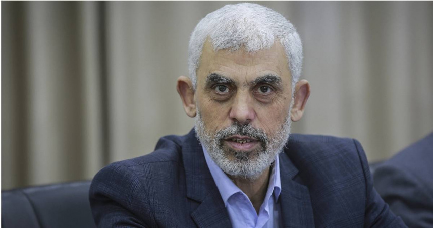 圖為策劃2023年10月7日恐攻的葉海亞辛瓦，他和胞弟穆罕默德辛瓦目前皆遭以色列擊殺。（圖／達志／美聯社）