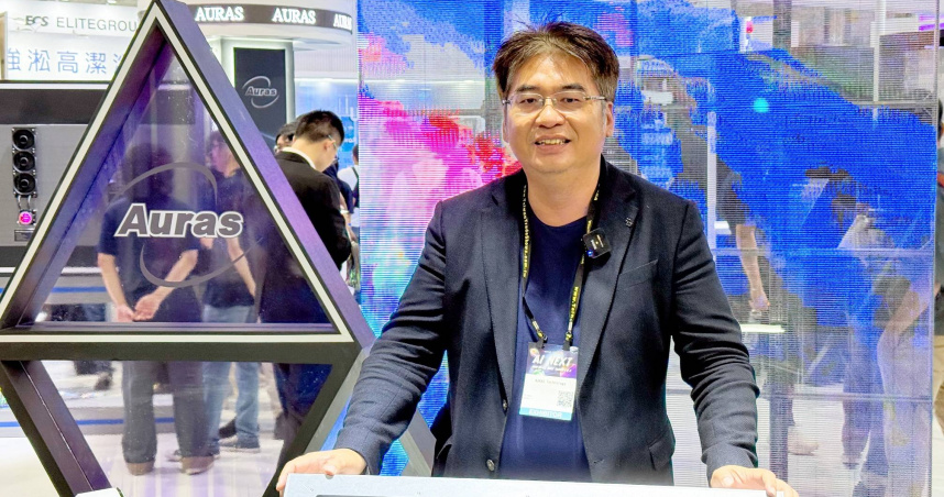 雙鴻參展今年COMPUTEX，董事長林育申20日現身攤位。（圖／報系資料照）