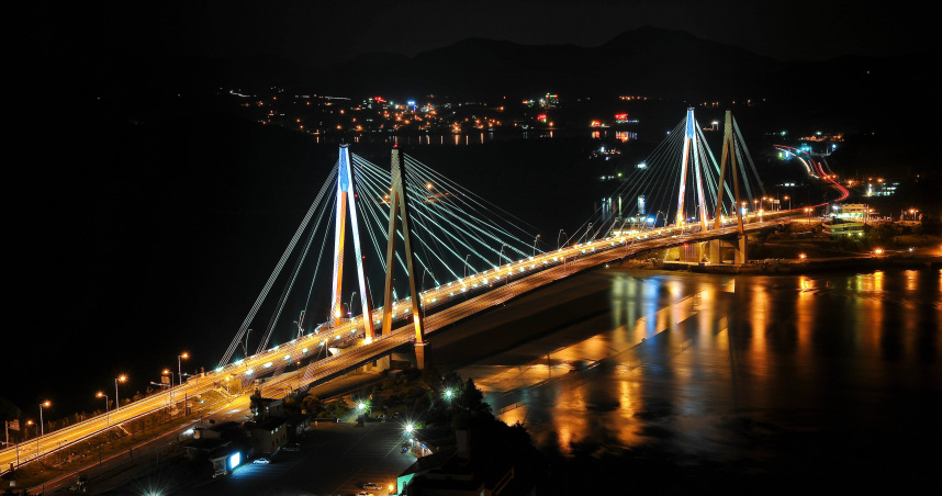 珍島大橋。（示意圖／翻攝自維基百科）