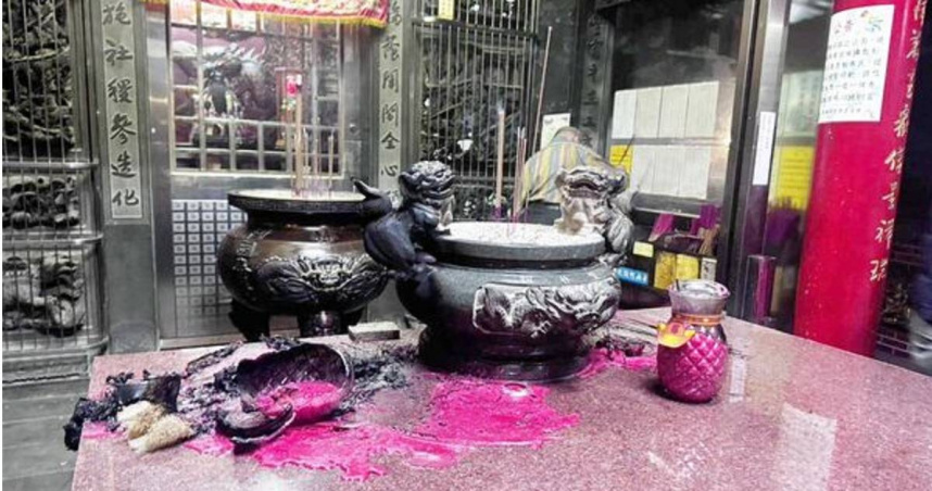 酒後縱火4間廟男癲狂連燒5案全被判刑。（ 圖／翻攝畫面）