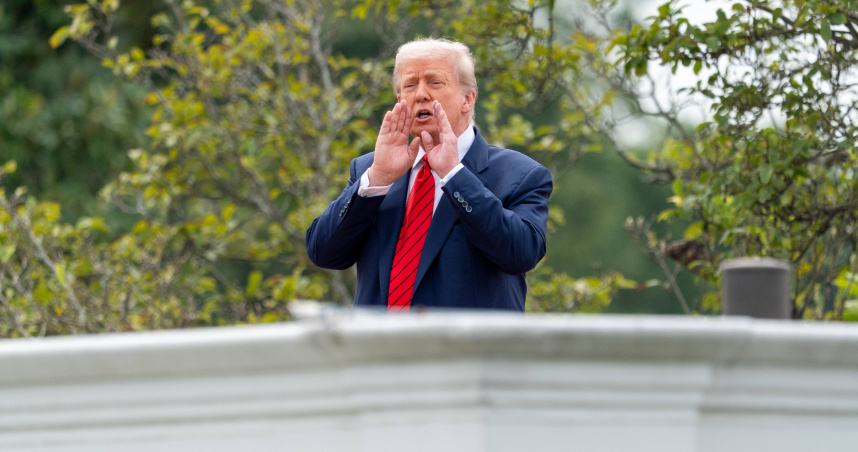 川普。（圖／達志／美聯社）