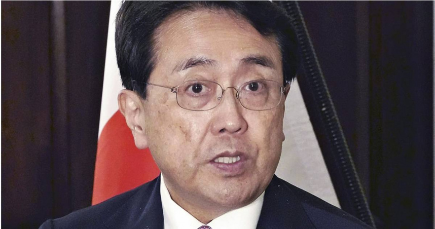 日本貿易談判代表、經濟再生擔當大臣赤澤亮正。（圖／達志／美聯社）