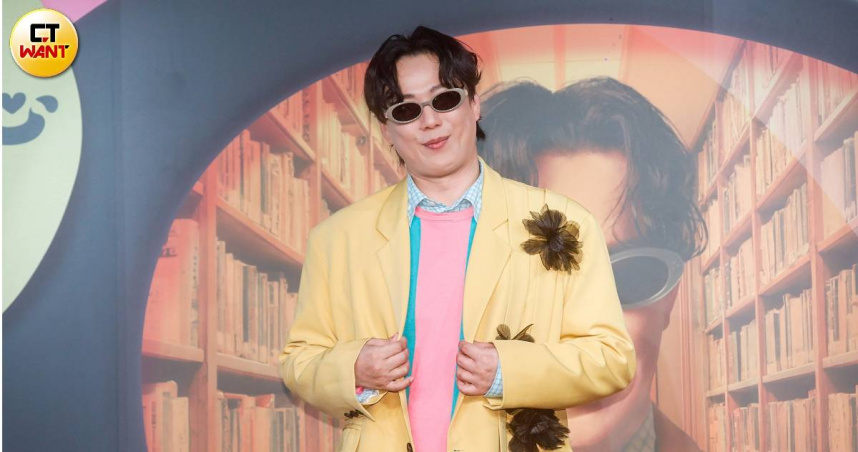 蕭煌奇出席新專輯《做一個惜情軟心的人》搶聽會。（圖／趙文彬攝）