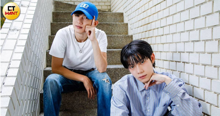 男團Saturnday的唐立杰（左）與劉凱杰都是毛孩爸爸。（圖／趙文彬攝）