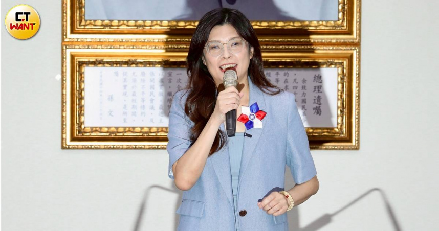 國民黨主席選舉今天出爐，候選人鄭麗文以最高票數當選新任國民黨主席。（圖／方萬民攝）