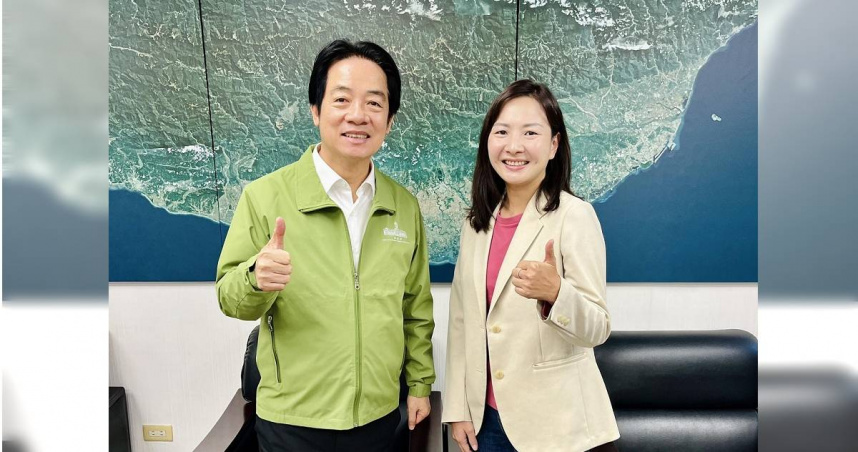 苗栗縣議員陳品安（右）獲民進黨選對會徵召，將披掛上陣挑戰2026苗栗縣長選舉。（圖／翻攝自陳品安臉書）