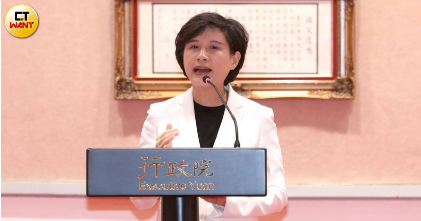 行政院副院長鄭麗君近期完成台美關稅談判，外界點名她掛綠袍選台北市長。（圖／CTWANT攝影組）