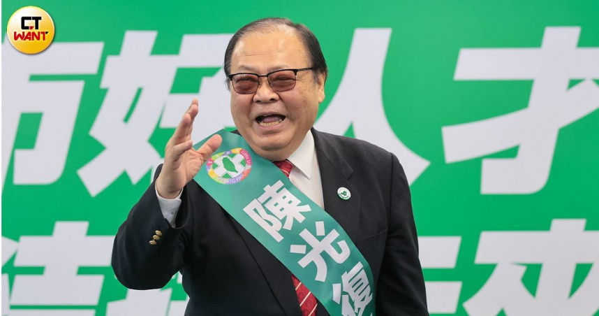 澎湖縣長陳光復（圖）初一傳出跌倒頭部重創意外，一度昏迷目前已甦醒。（圖／黃耀徵攝）