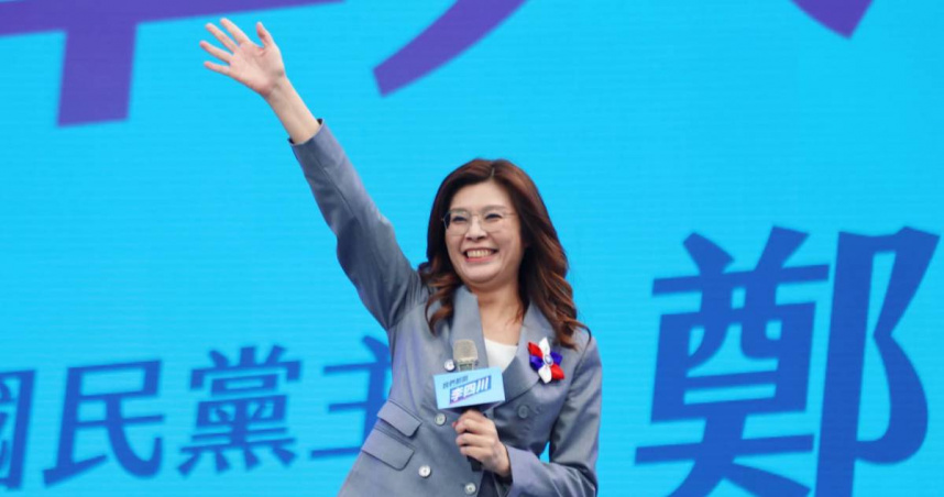 鄭麗文認為，今年選情異常冷清。（圖／翻攝自鄭麗文臉書）